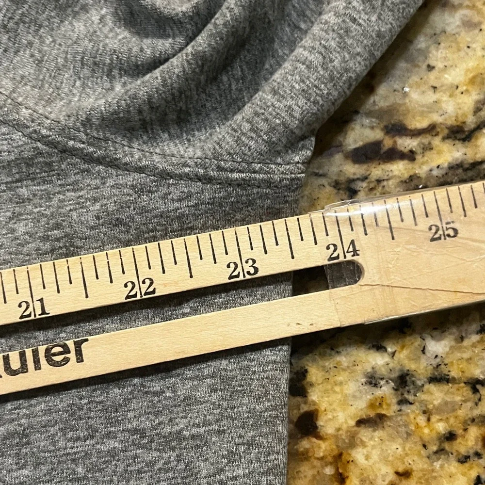 NEW OFFLINE by Aerie Real Me Hoodie Grey Heathered Long Sleeve Sweatshirt M